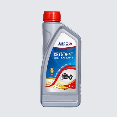 Lubro9 Crysta 4T SAE 20W-40 | API SM | JASO MA | Premium 4T