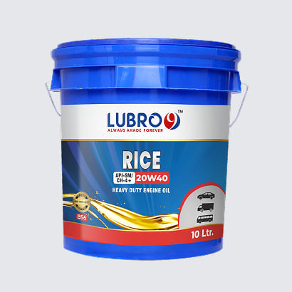 Lubro9 Rice SAE 20W40 | API SM / CH-4+ | Engine Oil